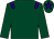 Dark green, purple epaulettes, purple star on cap (Carly Halley)