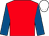 Red, royal blue sleeves, white cap (E A Collins)