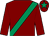 Maroon, emerald green sash, emerald green star on cap (Kieran Leavy & Jonathan Fox & Lorcan Cribbin)