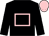 Black, pink hollow box, pink cap (Ms Sarah Ann Madden)