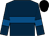 Dark Blue, royal blue hoop, royal blue armlet, black cap (No Days Off Syndicate)