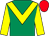 Emerald green, yellow chevron and sleeves, red cap (Ann & Alan Potts Limited)