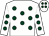 White, dark green spots (Mr B J Champion)