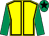 Yellow, black seams, emerald green sleeves, emerald green cap, black star (League Of Nations)