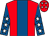 Red, royal blue stripe, royal blue sleeves, white stars, red cap, white stars (Smlc Racing)