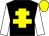 Black, yellow cross of lorraine, white sleeves, yellow cap (Mr S R Williams)