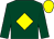 Dark green, yellow diamond, yellow cap (Mr Peter Maddison)