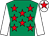 Emerald green, red stars, white sleeves, white cap, red star (Ray Flegg,john Bousfield,c H Stephenso)
