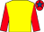 Yellow, red sleeves, red cap, royal blue star (Leonard Kelly)