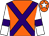 Orange, purple cross sashes, white sleeves, purple armlet, orange cap, white star (Mary Barry & Amy Power)
