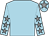 Light blue, grey stars on sleeves, light blue cap, grey star (Bailey, Jessup, & Lloyd)