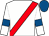 White, red sash, white sleeves, royal blue armlets, royal blue cap (Mr Alan Baxter)
