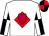 White, red diamond,scarlet heart, black quartered sleeves, black and red quartered cap (The Bramblers)
