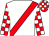 White, red sash, red & white check sleeves & cap (Kevin McConnell)