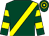 Dark green, yellow sash, hooped sleeves & cap (Cian McAuliffe & P McAuliffe)