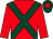 Red, dark green cross sashes, dark green cap, red star (Mrs Claire Doyle)