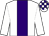 White, purple panel, check cap (Mrs J S Bolger)