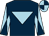 Dark blue, light blue inverted triangle, light blue sleeves, dark blue diabolo, light blue cap, dark blue quartered (Davies, King, Selway, Wavish)