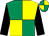 Emerald green and yellow (quartered), black sleeves (The Country Side)