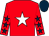 Red, white star, red sleeves, dark blue stars and cap (Mr B Preece)