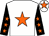 White, orange star, black sleeves, orange stars, white cap, orange star (Sprayclad Uk)