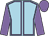 Light blue, mauve seams, sleeves and cap (Ecurie J Konjovic)