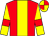 Red, yellow stripe, red armlets on yellow sleeves, quartered cap (B Carpentier)