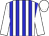 White and Blue stripes, White sleeves and cap (M Gallier)