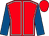 Red, white seams, royal blue sleeves, red cap (The Bourtoneers)