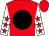 Red, black disc, white sleeves, red stars, red cap (OMG II Partnership)