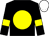 Black, yellow disc, yellow armlet, white cap (Ms Carmel Lordan & Mrs Anne McMahon & Liam Breslin & William Slattery)