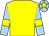 Yellow, light blue sleeves, yellow armlets and star on light blue cap (The Mount Fawcus Partnership)