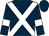 Dark blue, white cross belts and armlets (Denholm Park Racing)