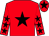 Red, black star, red sleeves, black stars, red cap, black star (Spittal And Smith)