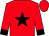 Red, black star, black cuff on red sleeves, red cap (Darcy Scudero)
