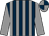 Dark blue and grey stripes, grey sleeves, quartered cap (The Dregs Of Humanity & Partner)