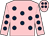 Pink, dark blue spots (Ms C Southerington)
