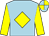 Light blue, yellow diamond and sleeves, quartered cap (Mr J Threadgall)