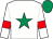 White, emerald green star, Red Armlets, emerald green cap (Ecurie Danover)