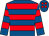Royal blue & red hoops, royal blue cap, red spots (Cloud Nine Syndicate)