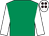 Emerald green, white sleeves, white cap, brown spots (W J Lanigan)