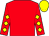 Red, yellow diamonds on sleeves, yellow cap (Mr E P Duggan)