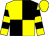 Yellow and black (quartered), hooped sleeves, yellow cap (Awtp Racing Partnership)