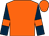 Orange, dark blue sleeves, orange armlets (Wilmshurst & Attenborough)
