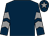 Dark blue, grey chevrons on sleeves, dark blue cap, grey star (Mrs J P E Cunningham & Mr G M Cunningh)