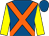 Royal blue, orange cross belts, yellow sleeves (Boston R S Ian Bennett)