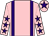 Pink, purple braces, pink sleeves, purple stars, pink cap, purple star (The Djk Racing Club)
