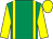 Emerald green, yellow braces, sleeves and cap (The Old Eatonians)