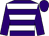 Purple, white hoops, purple sleeves and cap (Mr & Mrs Davidson, C Davidson & N Jame)