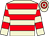 Beige, red hoops (Mr James Westoll)